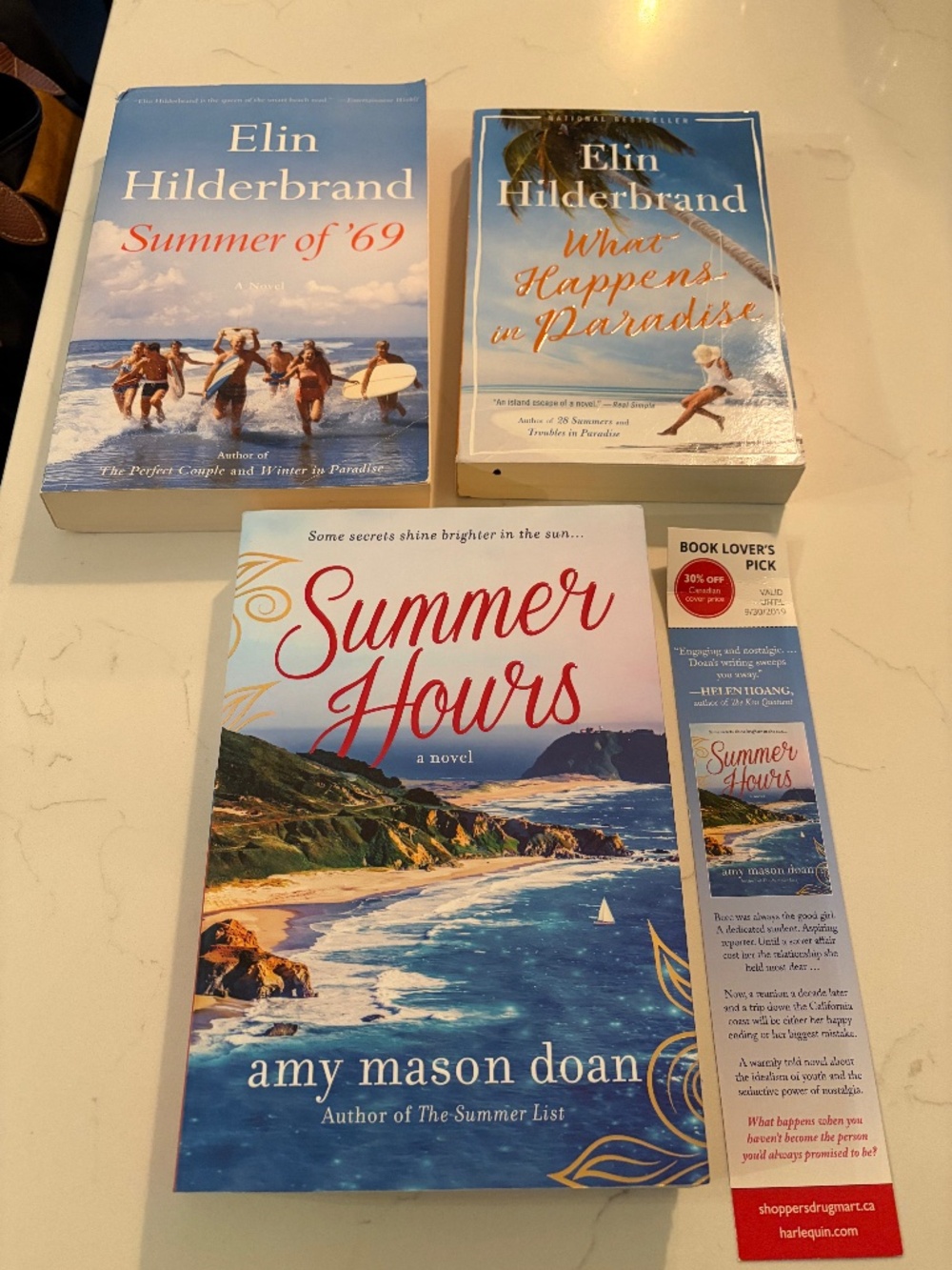 Summer Beach reads - Erin Hilderbrand and Summer Hours